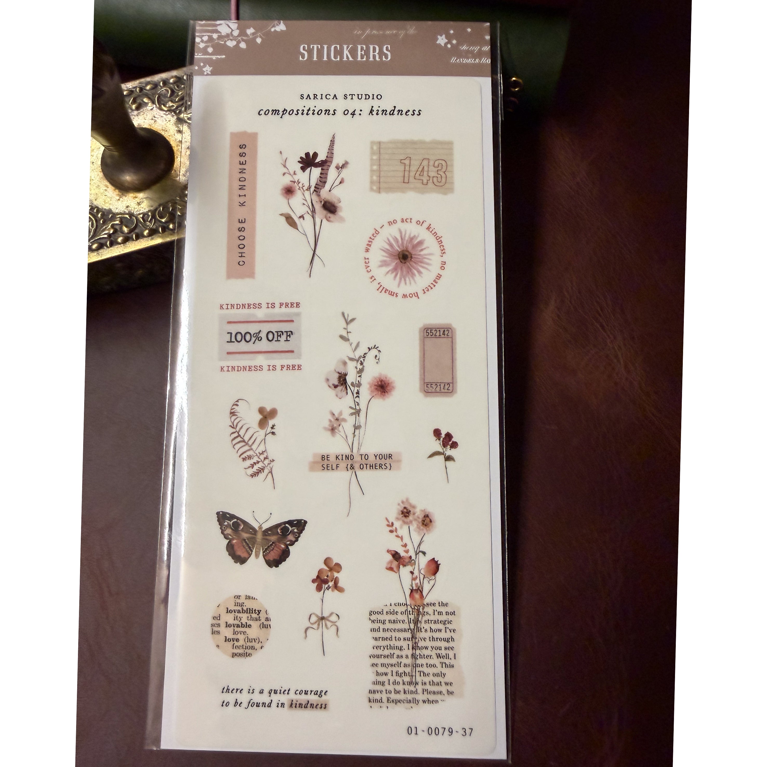 Sarica Studio compositions 04: kindness stickers