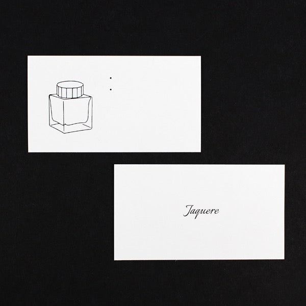 Ink Bottle Color Swatch Cards