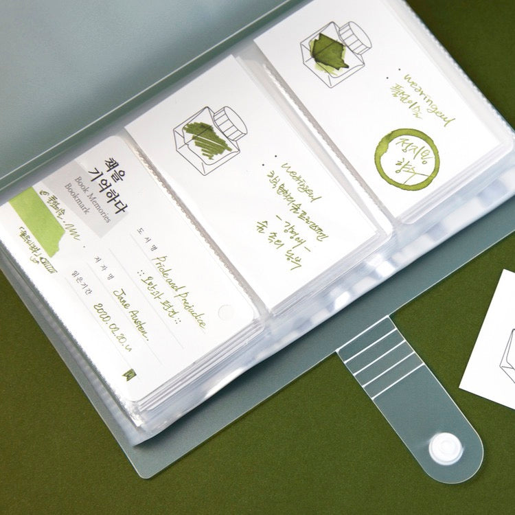 Transparent Color Chart Card Binder - Light