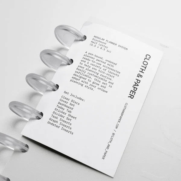 FORMA Modular Planner System | Half Letter