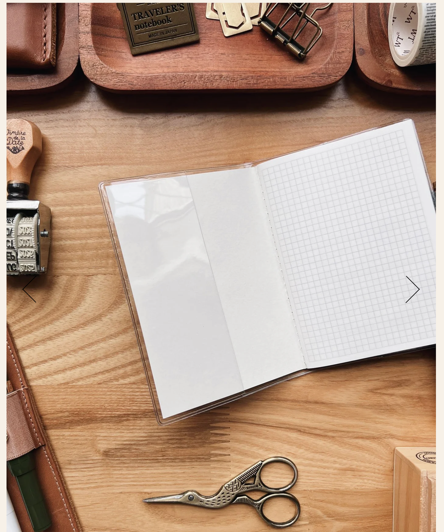 Sarica Studio Clear Cover for Passport Traveler's Notebook