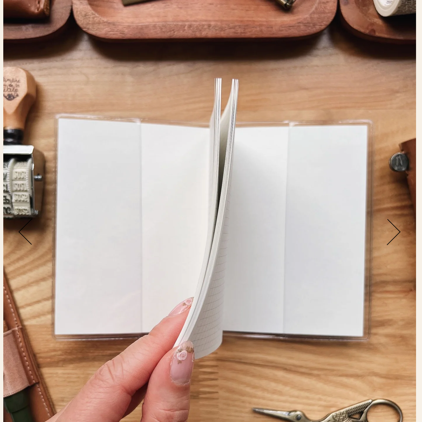 Sarica Studio Clear Cover for Passport Traveler's Notebook
