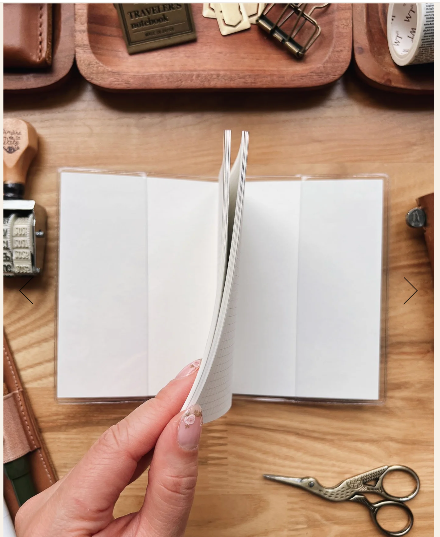 Sarica Studio Clear Cover for Passport Traveler's Notebook