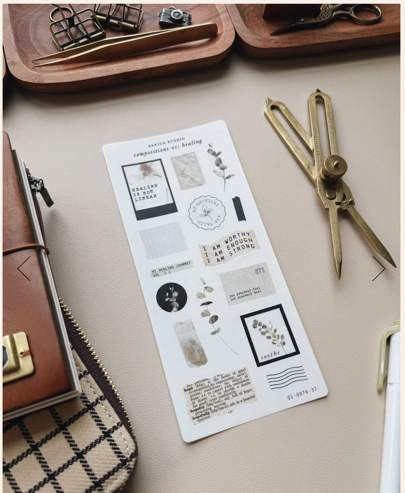 Sarica Studio compositions 01: healing stickers