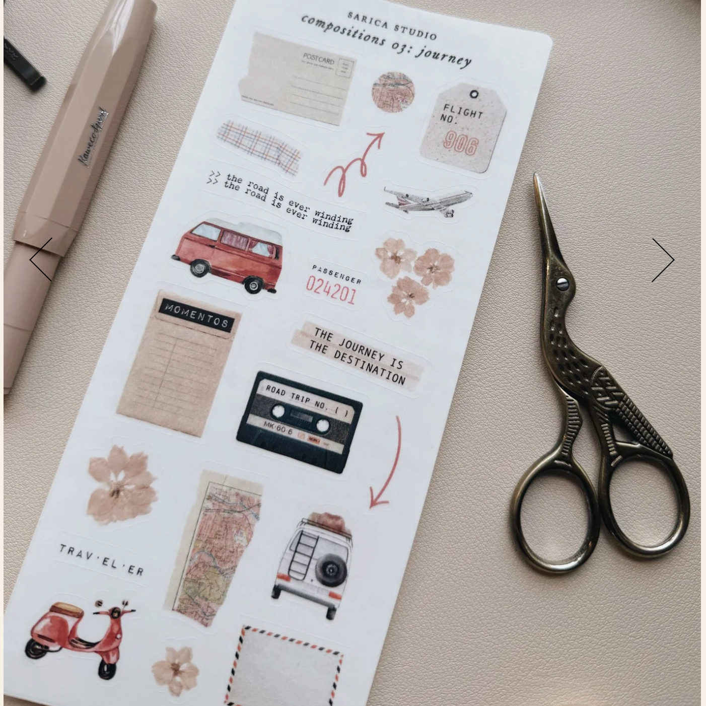 Sarica Studio compositions 03: journey stickers