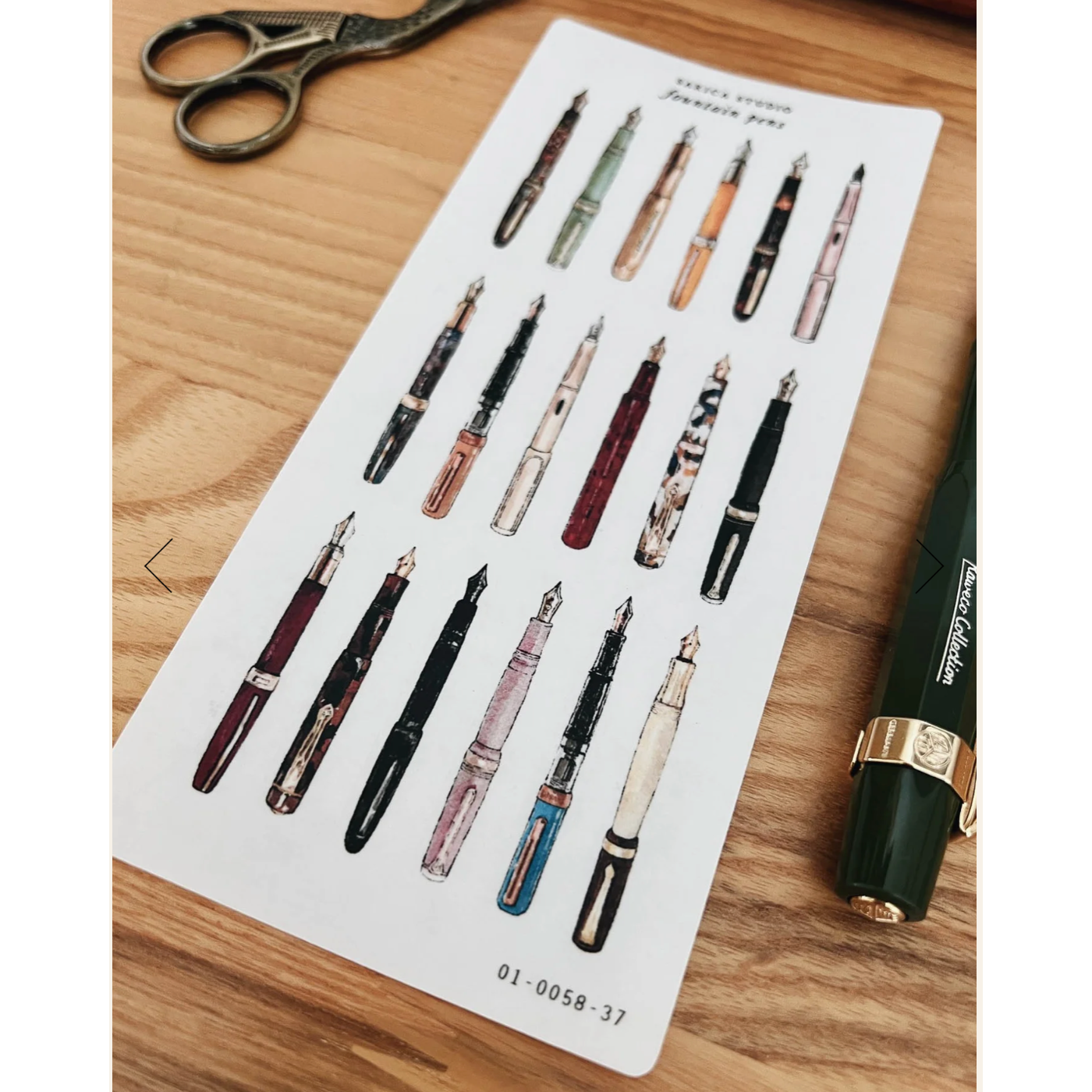Sarica Studio fountain pens stickers - Back in stock soon!