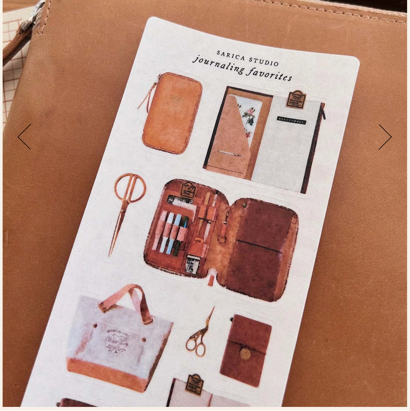 Sarica Studio journaling favorites stickers