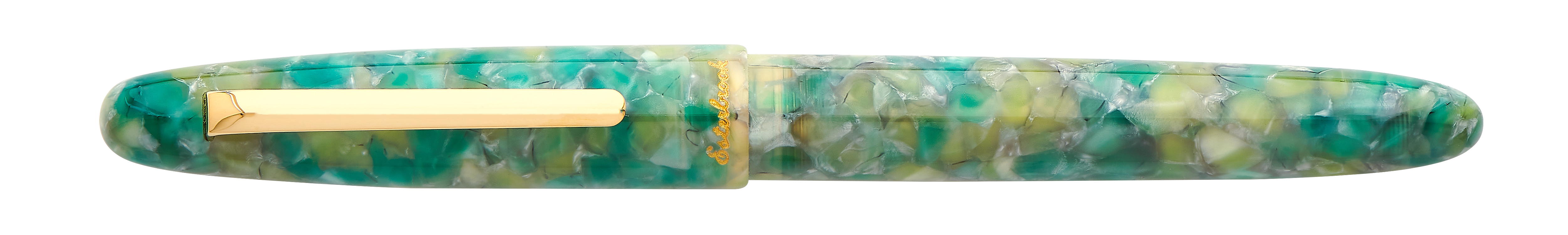 Esterbrook Estie Sea Glass with Gold Trim