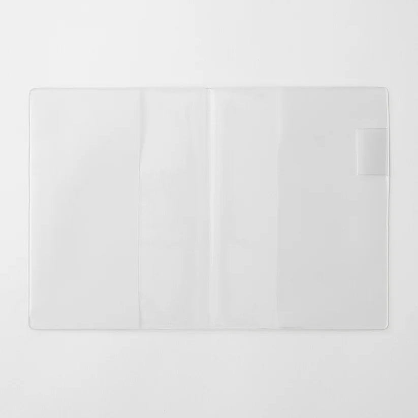 MD Notebook Cover — Clear PVC | A6 with Pen Holder