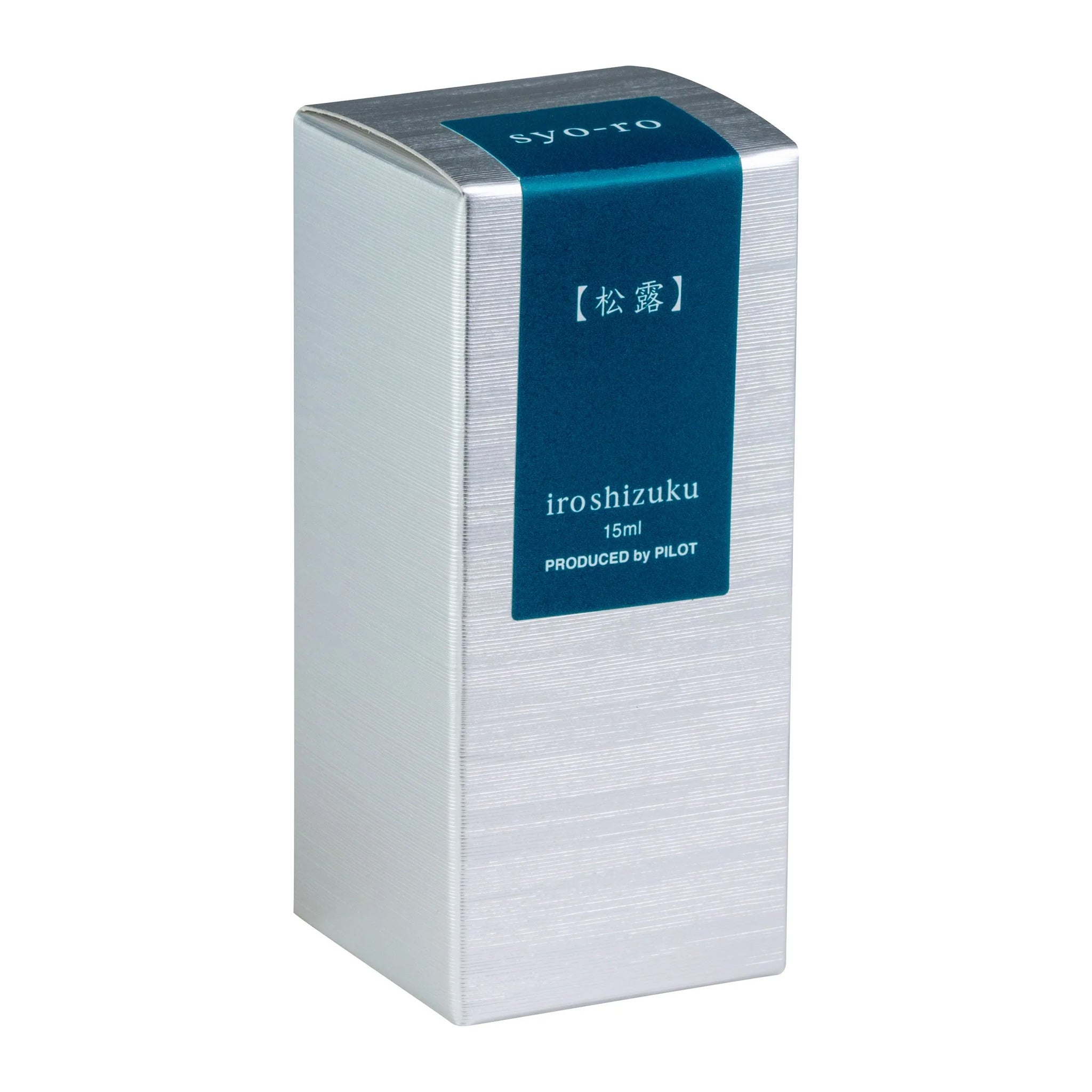 Boxed Pilot Iroshizuku syo-ro 15ml teal blue-green fountain pen ink