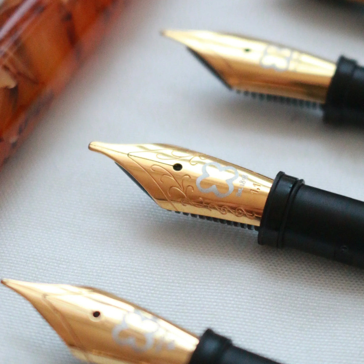 Close-up of an Esterbrook fountain pen nib — MT2 on Paper's Esterbrook nib guide