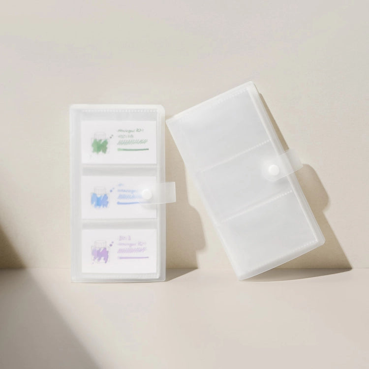 Wearingeul Transparent Color Chart Card Binder | 40 Sheets