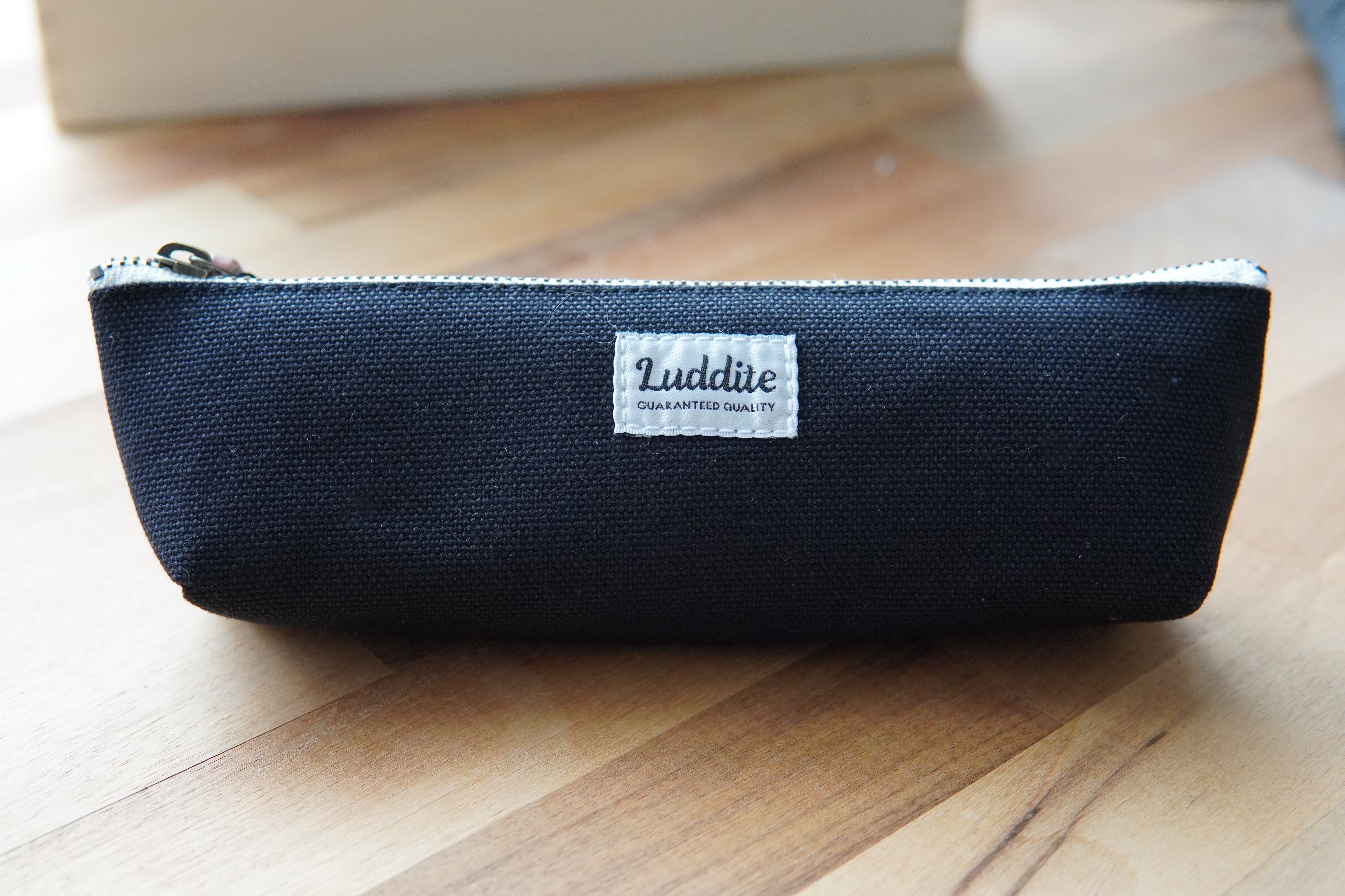 Luddite No. 8 Canvas Boat Pen Case - Black