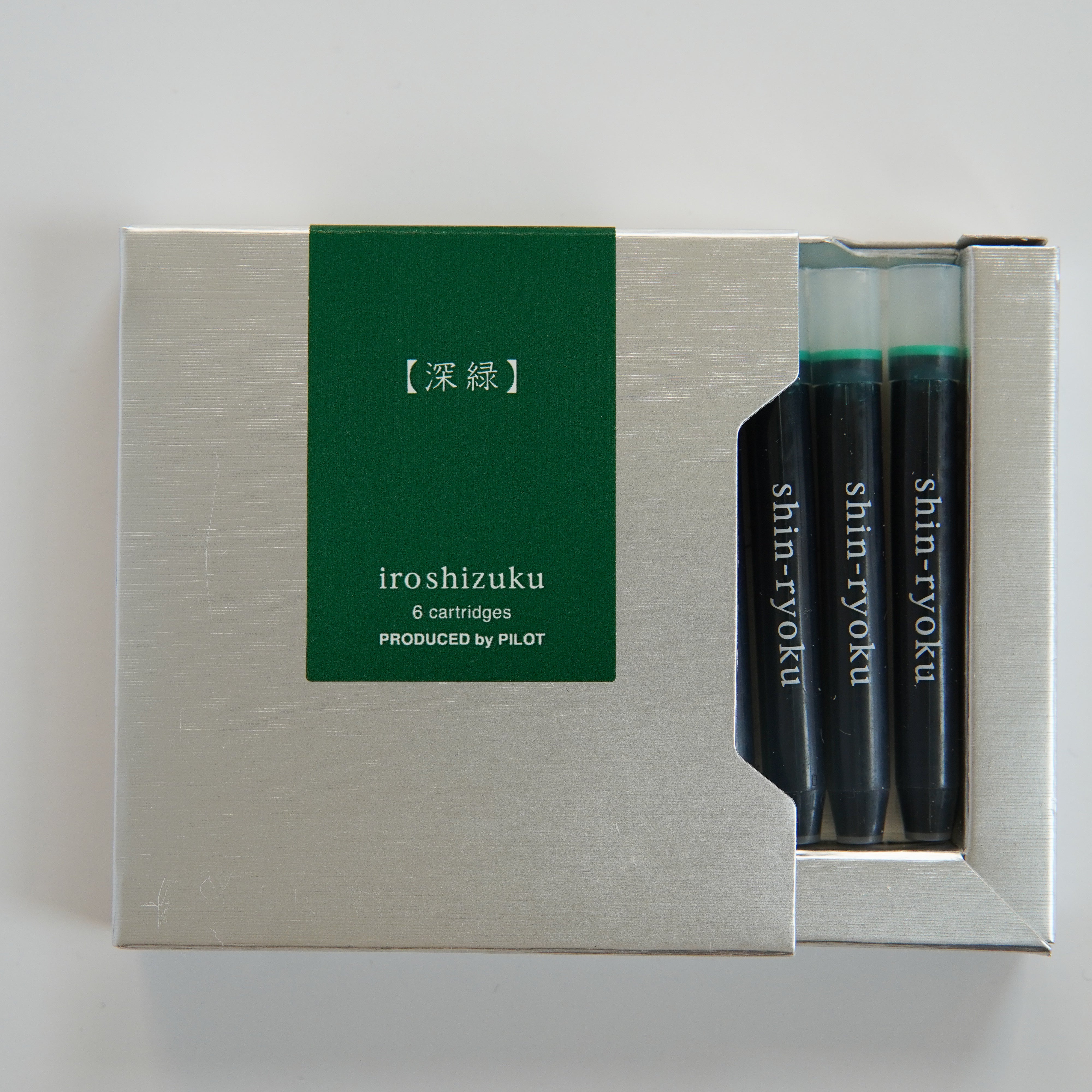Pilot Iroshizuku Ink Cartridges — shin-ryoku | 6-Pack