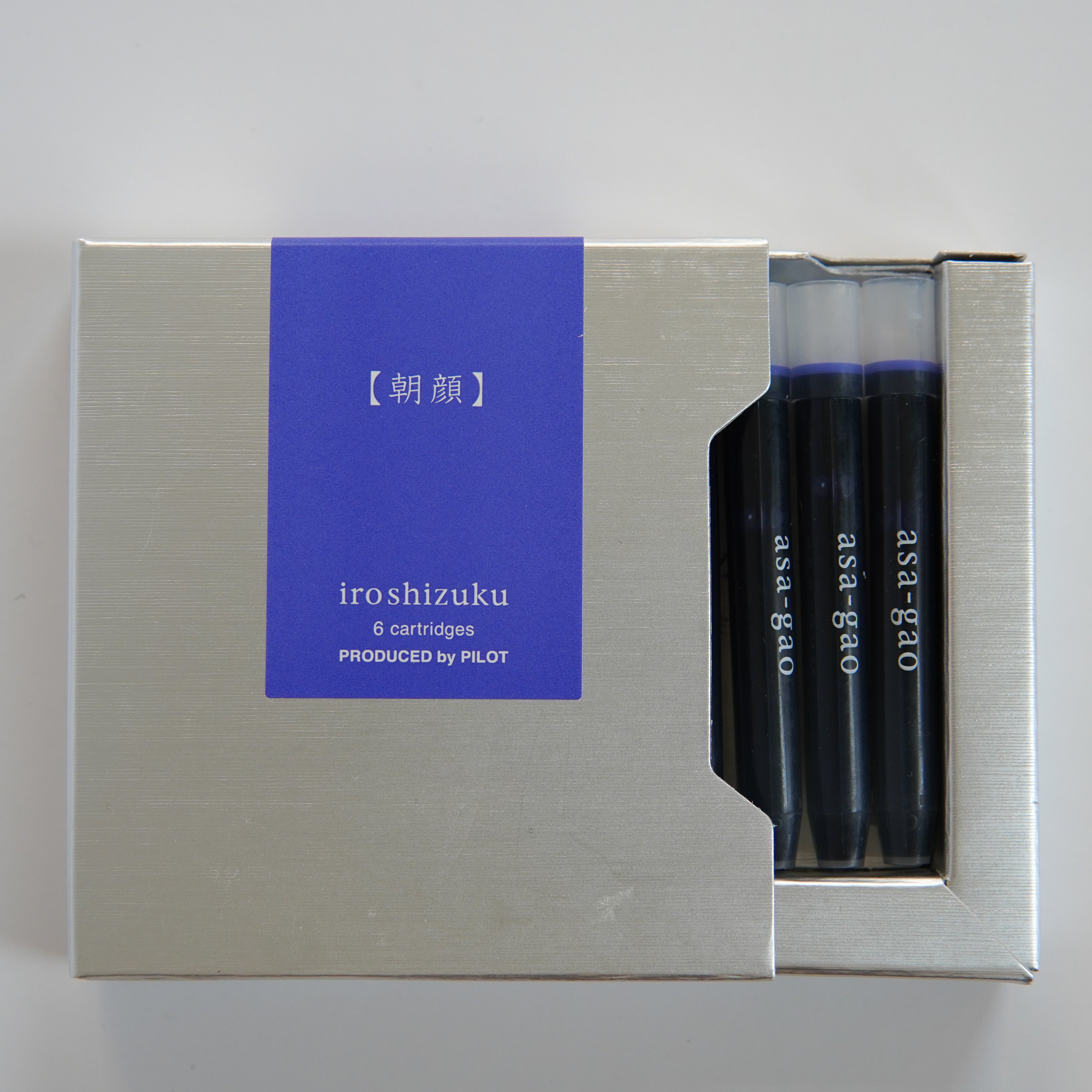 Pilot Iroshizuku Ink Cartridges — Asa-Gao (Morning Glory) | 6-Pack