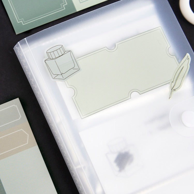 Transparent Color Chart Card Binder - Light