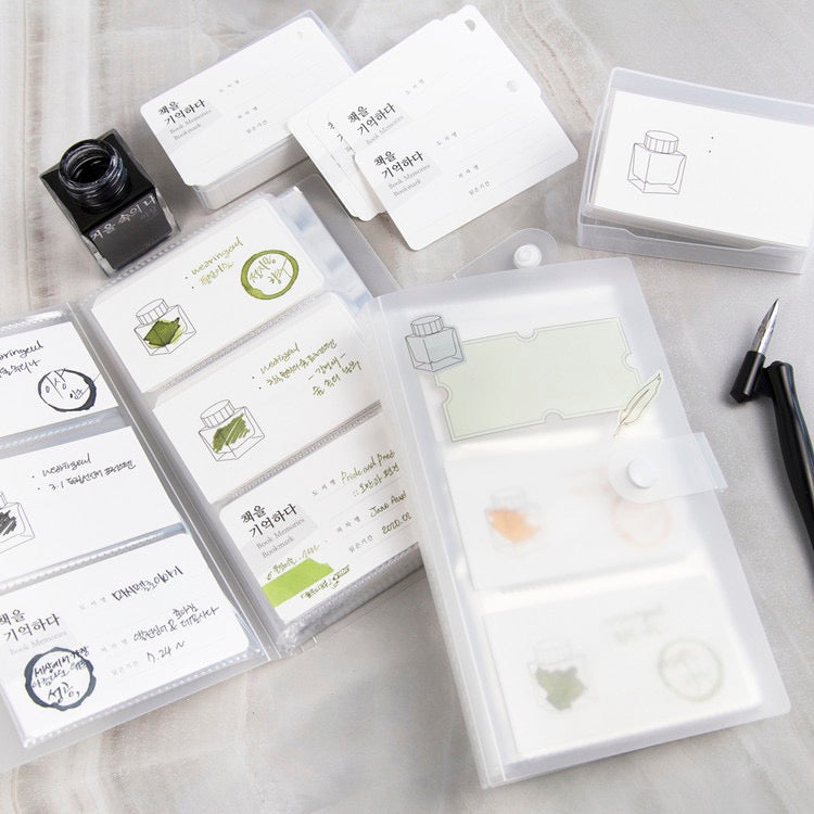 Transparent Color Chart Card Binder - Light