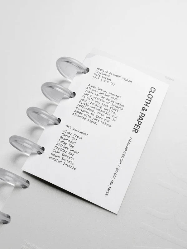 FORMA Modular Planner System | Half Letter