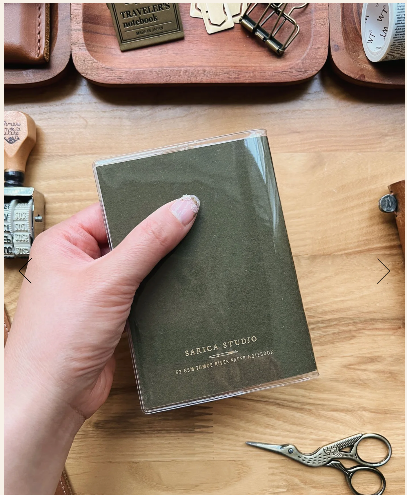 Sarica Studio Clear Cover for Passport Traveler's Notebook