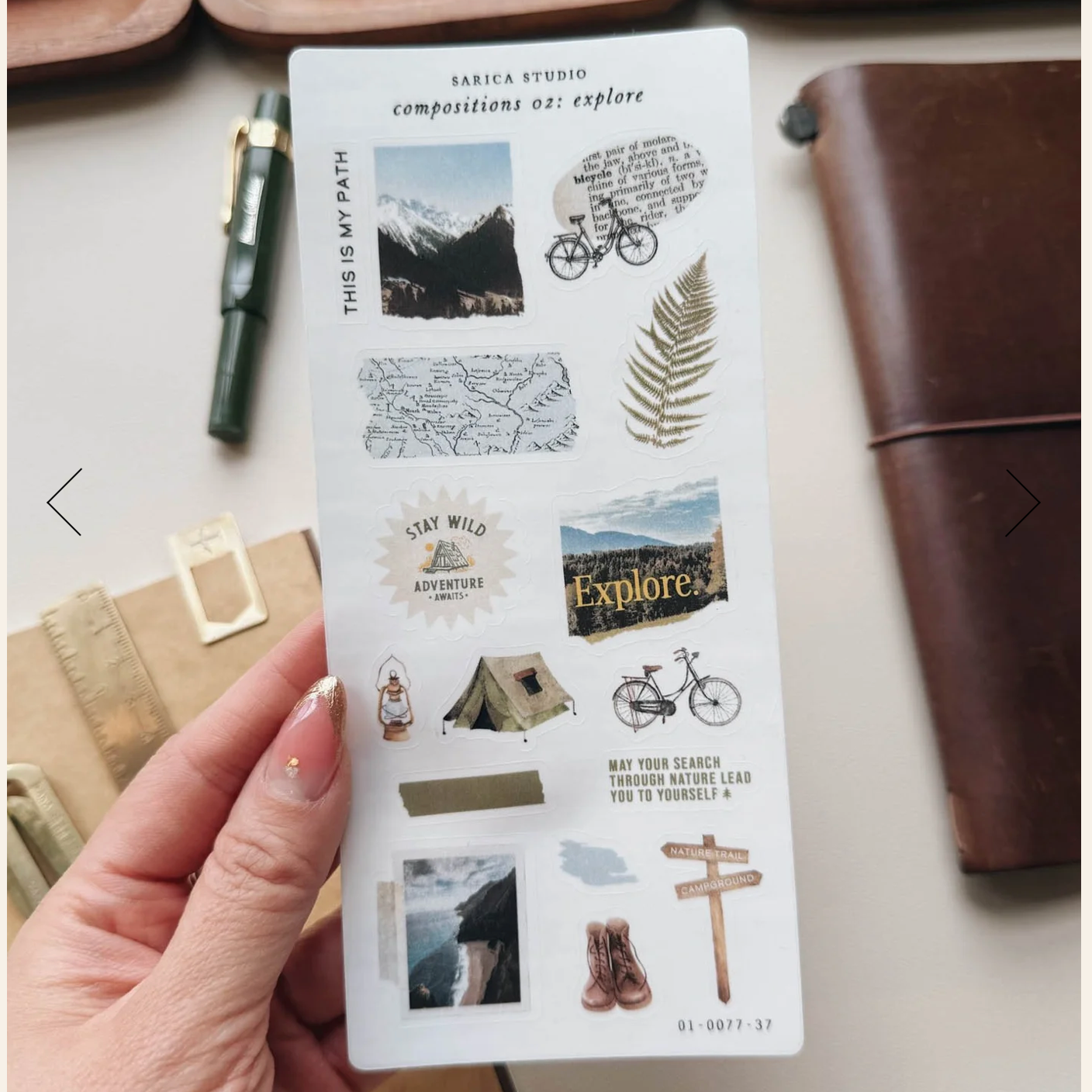 Sarica Studio compositions 02: explore stickers