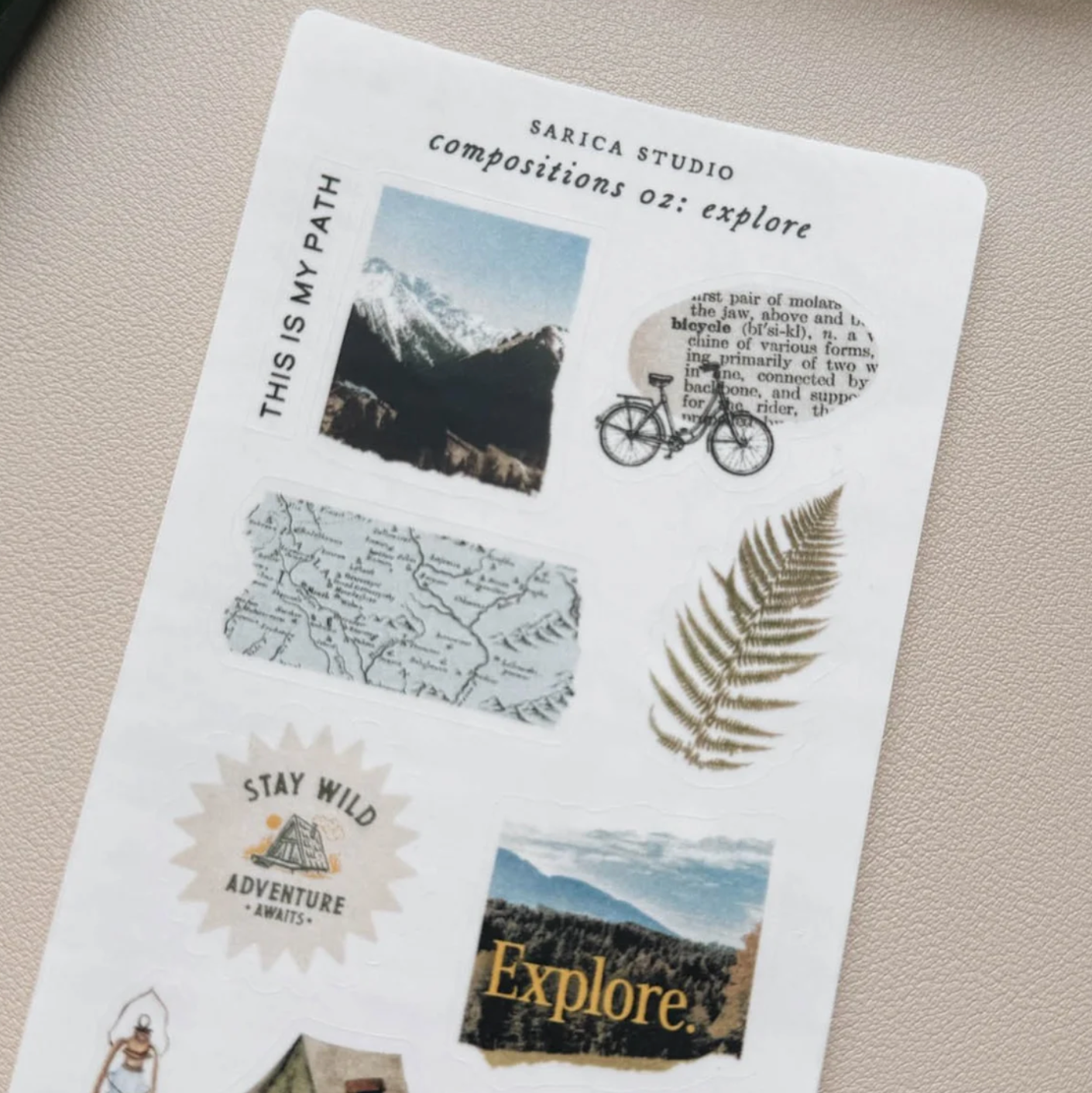Sarica Studio compositions 02: explore stickers