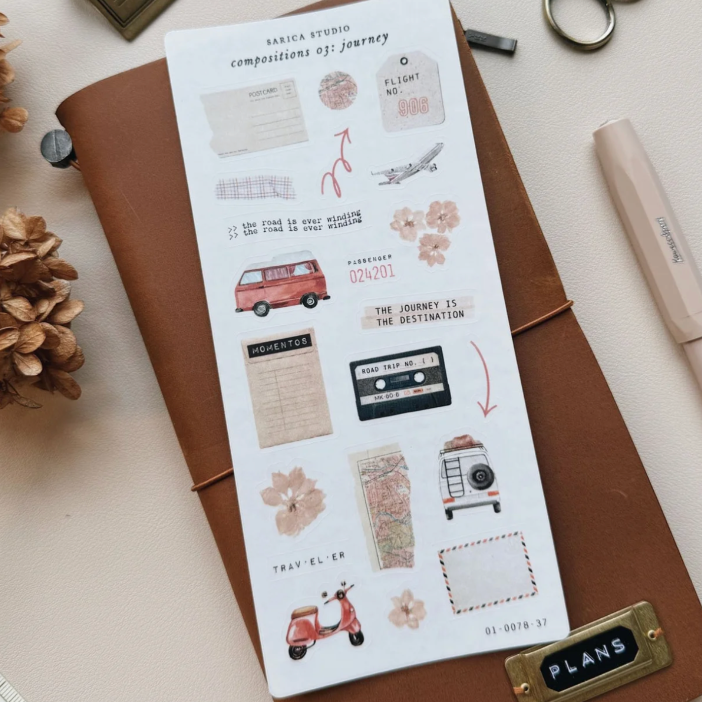 Sarica Studio compositions 03: journey stickers