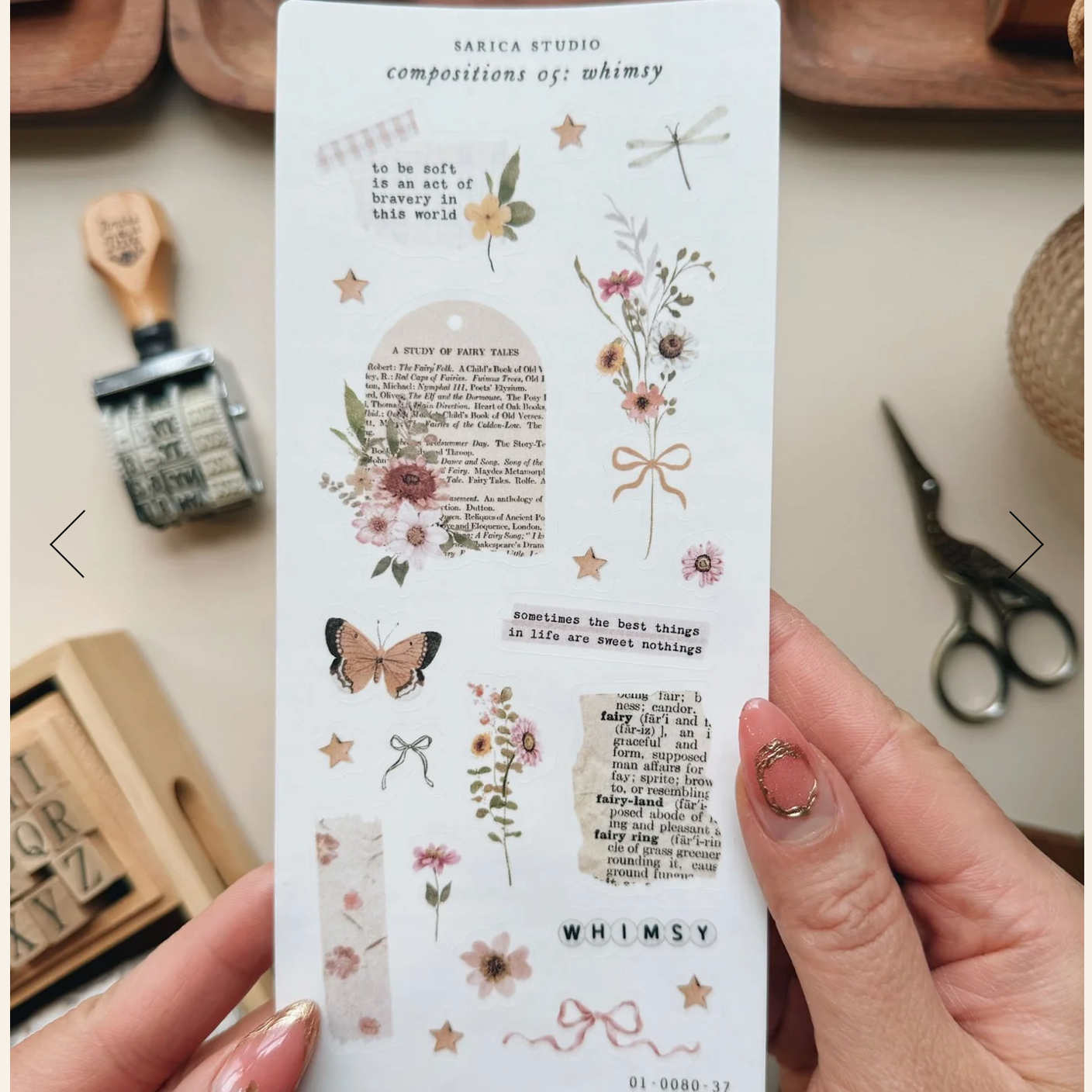 Sarica Studio compositions 05: whimsy stickers