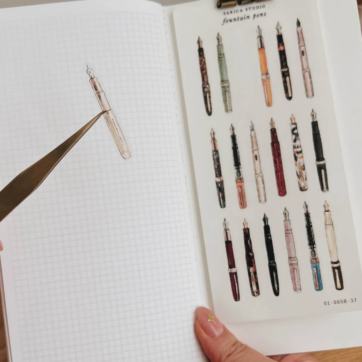 Sarica Studio fountain pens stickers - Back in stock soon!