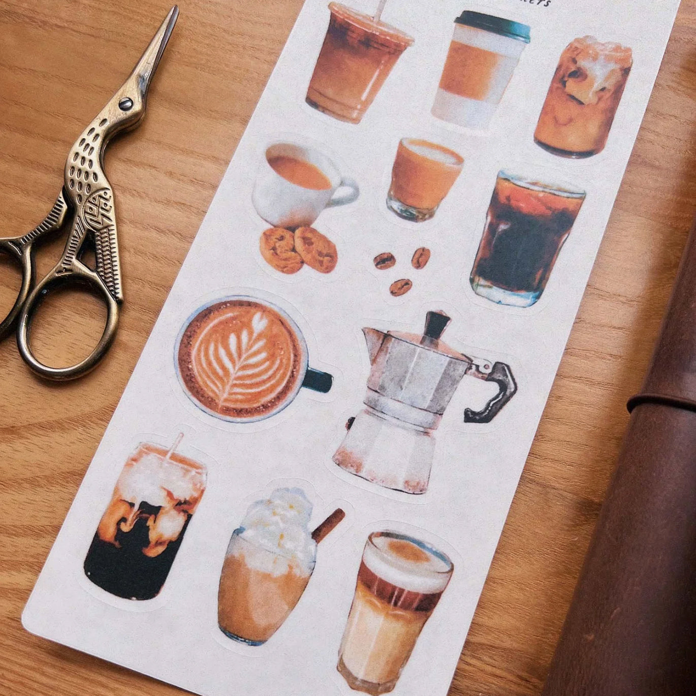 Sarica Studio coffee stickers
