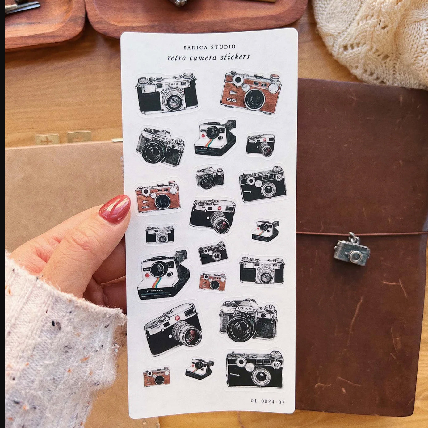 Sarica Studio retro camera stickers