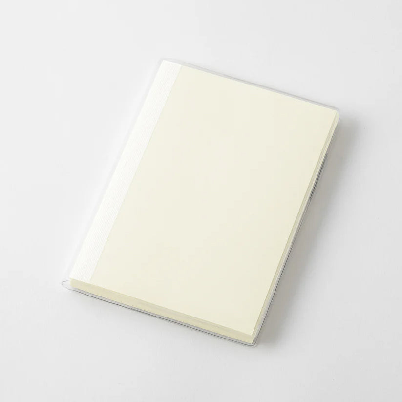 MD Notebook Cover — Clear PVC | A6 with Pen Holder