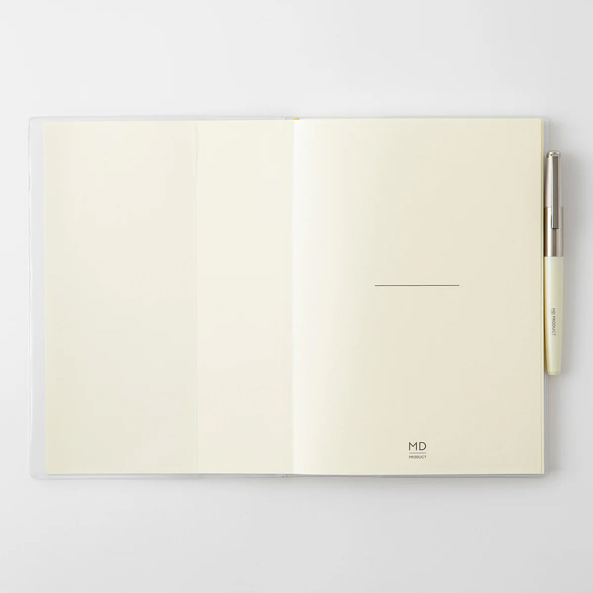 MD Notebook Cover — Clear PVC | A5 with Pen Holder