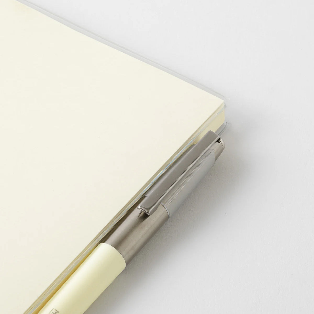 MD Notebook Cover — Clear PVC | A5 with Pen Holder
